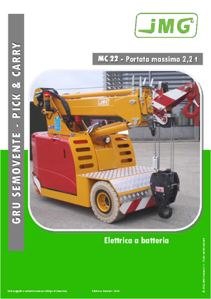 Gru semoventi industriali JMG MC 22