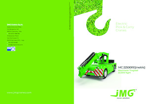 Gru semoventi industriali JMG MC 22500RE