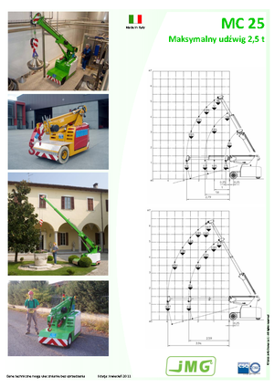 Gru semoventi industriali JMG MC 25