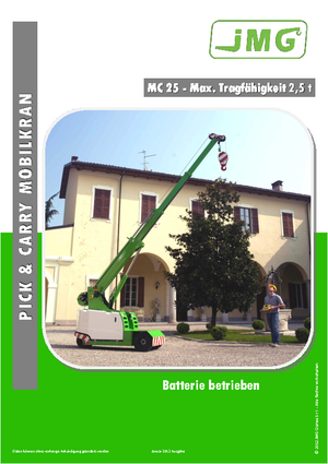 Gru semoventi industriali JMG MC 25