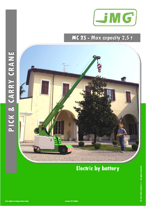 Gru semoventi industriali JMG MC 25