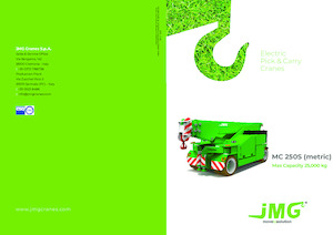 Gru semoventi industriali JMG MC 250S