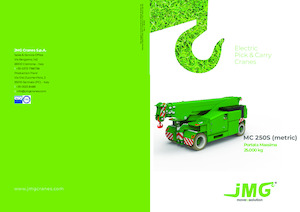 Gru semoventi industriali JMG MC 250S
