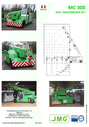 Gru semoventi industriali JMG MC 300