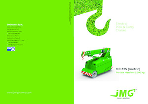 Gru semoventi industriali JMG MC 32S
