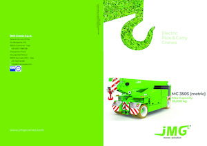 Gru semoventi industriali JMG MC 350S