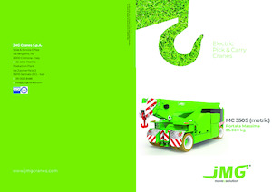 Gru semoventi industriali JMG MC 350S 
