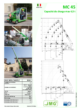 Gru semoventi industriali JMG MC 45