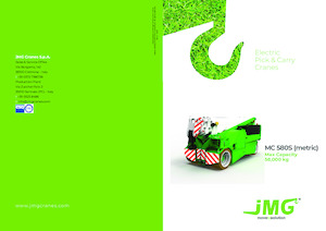 Gru semoventi industriali JMG MC 580S