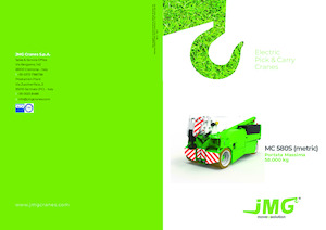 Gru semoventi industriali JMG MC 580S