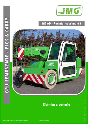Gru semoventi industriali JMG MC 60