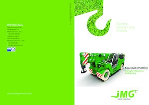 Gru semoventi industriali JMG MC 650