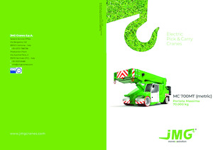 Gru semoventi industriali JMG MC 700MT