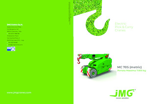 Gru semoventi industriali JMG MC 70S
