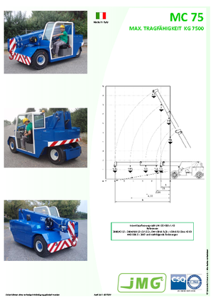 Gru semoventi industriali JMG MC 75