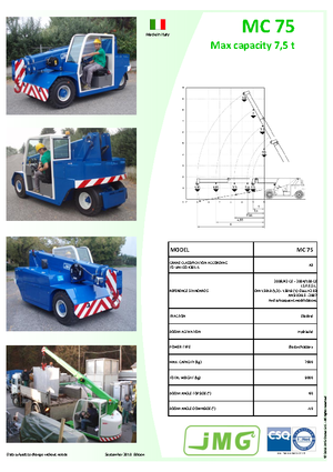 Gru semoventi industriali JMG MC 75