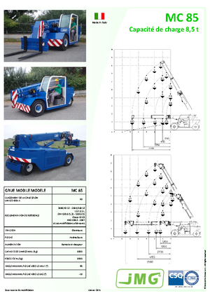 Gru semoventi industriali JMG MC 85
