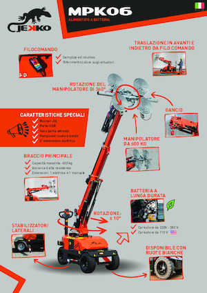 Gru semoventi industriali Jekko MPK06V