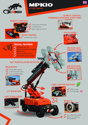 Gru semoventi industriali Jekko MPK10