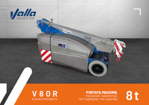 Gru semoventi industriali Valla V80R