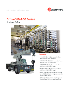 Gru semoventi industriali Grove YB4411