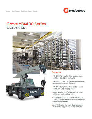 Gru semoventi industriali Grove YB4411