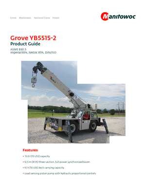 Gru semoventi industriali Grove YB5515-2