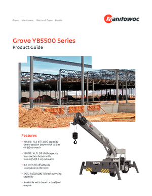 Gru semoventi industriali Grove YB 5515