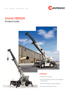 Gru semoventi industriali Grove YB5520