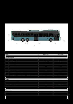 Autobus interurbani Volvo Buses 8900 Electric