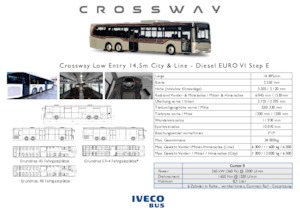 Autobus interurbani Iveco Crossway LE Line 14,5m 