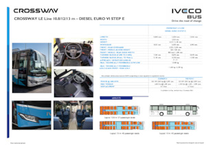 Autobus interurbani Iveco Crossway LE Line 13m