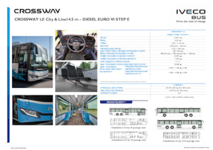Autobus interurbani Iveco Crossway LE Line 14,5m