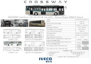 Autobus interurbani Iveco Crossway LE Natural power 12m 