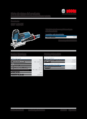 Seghetti alternativi Bosch GST 150 CE