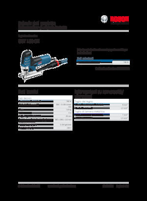 Seghetti alternativi Bosch GST 150 CE
