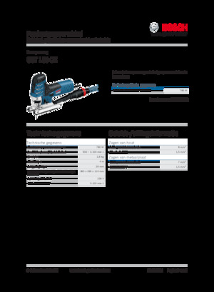 Seghetti alternativi Bosch GST 150 CE