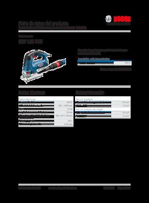 Seghetti alternativi Bosch GST 160 BCE
