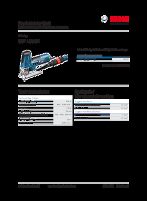Seghetti alternativi Bosch GST 160 CE