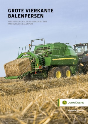Presse per grandi imballaggi + Presse ad alta pressione John Deere 1424 C