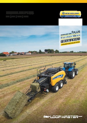 Presse per grandi imballaggi + Presse ad alta pressione New Holland BB 870 Plus