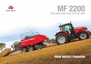 Presse per grandi imballaggi + Presse ad alta pressione Massey Ferguson MF 2250SP
