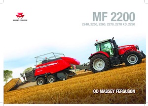 Presse per grandi imballaggi + Presse ad alta pressione Massey Ferguson MF 2290TP