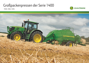 Presse per grandi imballaggi + Presse ad alta pressione John Deere 1434 C