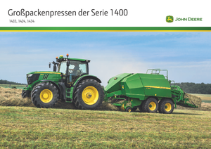 Presse per grandi imballaggi + Presse ad alta pressione John Deere 1424 C