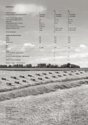 Presse per grandi imballaggi + Presse ad alta pressione Claas Markant 55