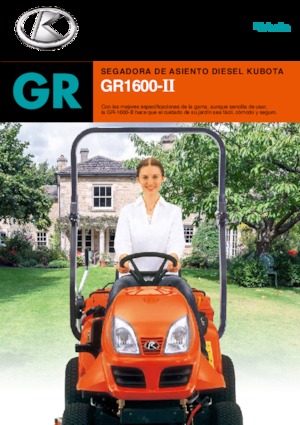 Trattorini tosaerba, Giardino e Giardinaggio Kubota GR1600-II 