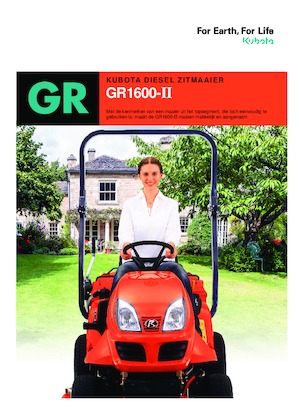 Trattorini tosaerba, Giardino e Giardinaggio Kubota GR1600-II 