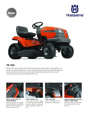 Trattorini tosaerba, Giardino e Giardinaggio Husqvarna TS 138