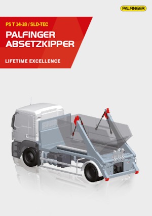 Autocarri con cassone ribaltabile a tazze Palfinger PST 18 TEC